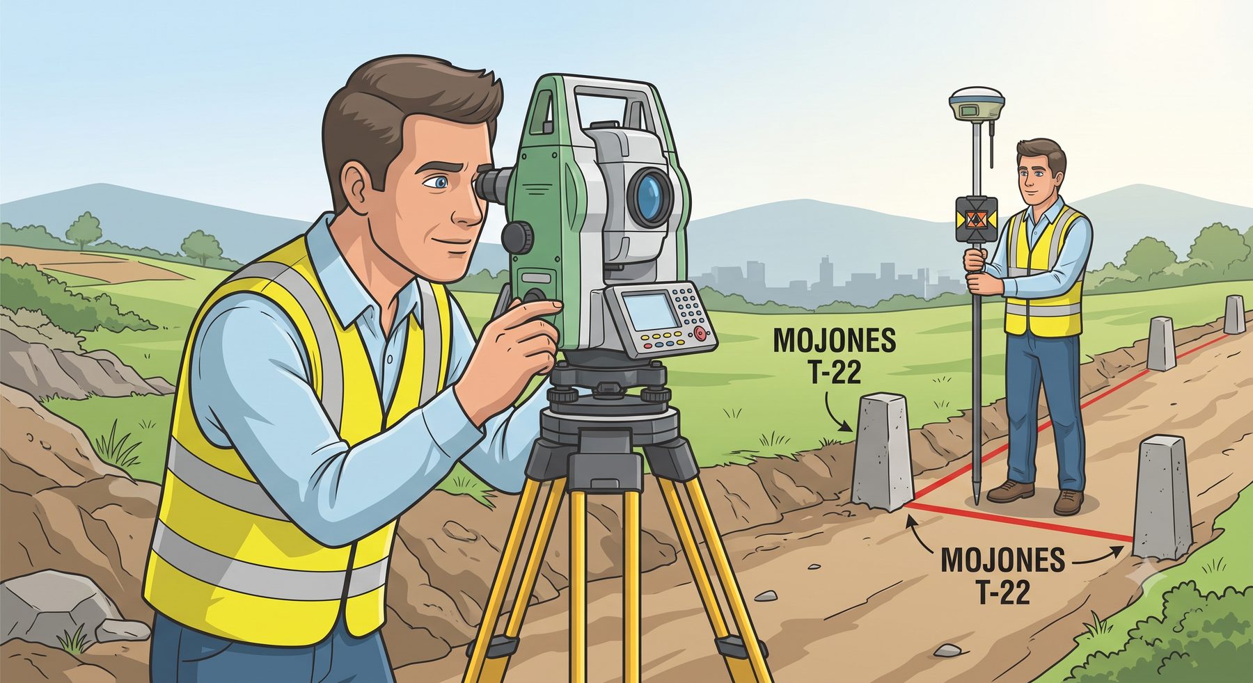 Levantamiento con estación total y redes GNSS/RTK