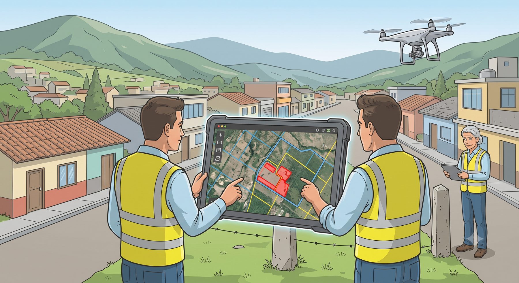 Barrido predial: recorrido y actualización catastral de un territorio